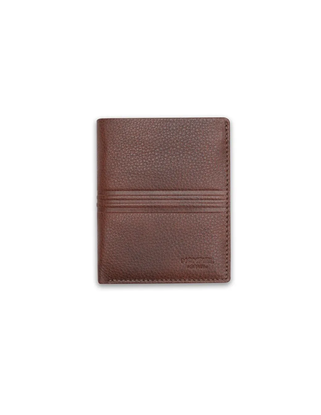 Men'S Leather Wallets^MONPIEL Stamped Basic Wallet Havana