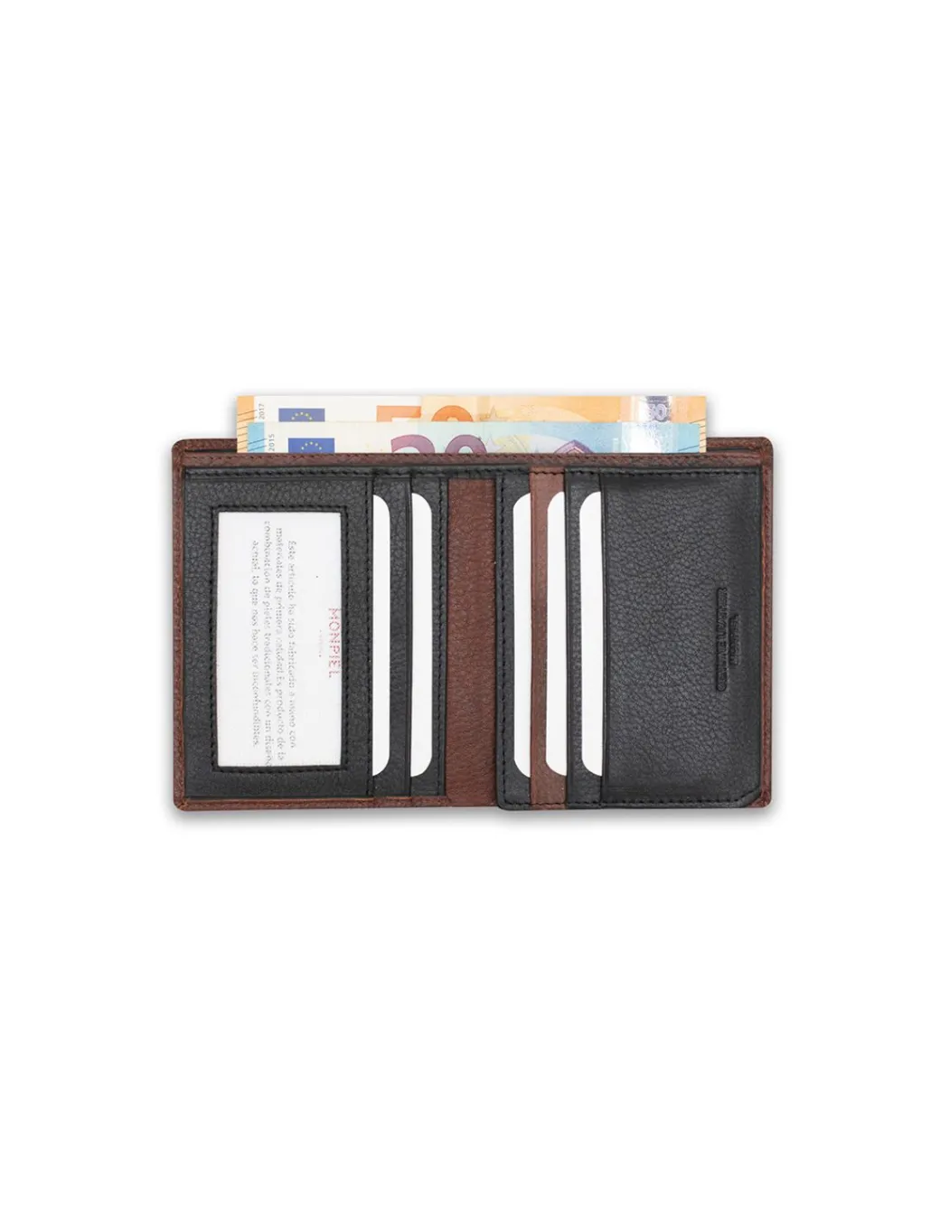 Men'S Leather Wallets^MONPIEL Stamped Basic Wallet Havana