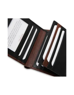 Men'S Leather Wallets^MONPIEL Stamped Basic Wallet Havana