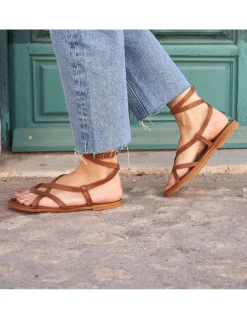 Women Leather Sandals^MONPIEL Strappy Bali Sandal Leather