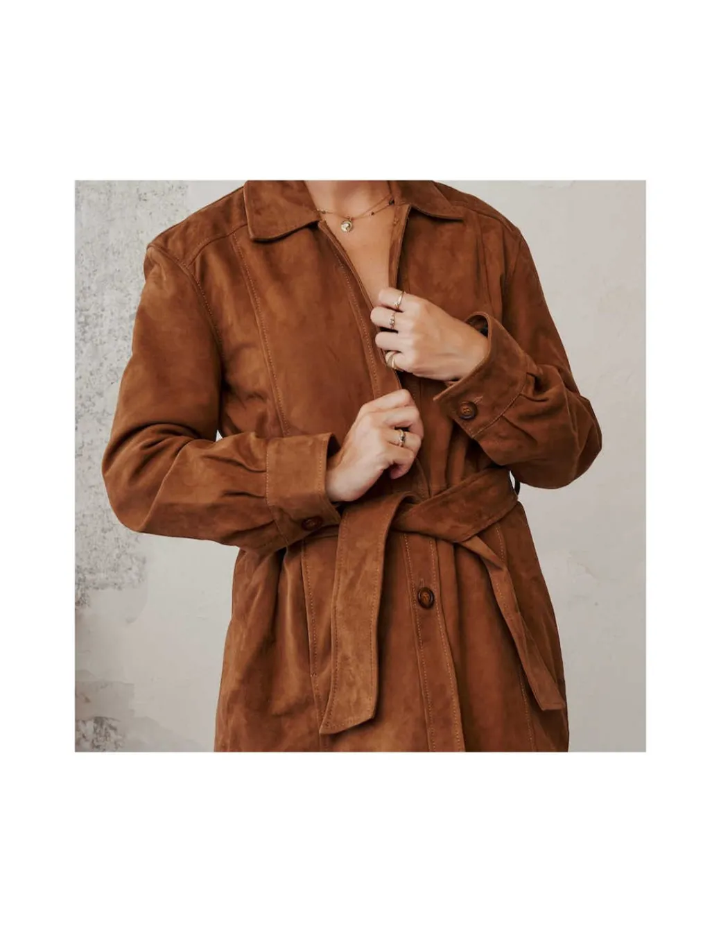Leather Jackets For Women^MONPIEL Suede Jacket Camel