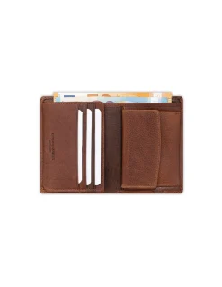 Men'S Leather Wallets^MONPIEL Wallet Billfold With Rubber Coin Purse Havana