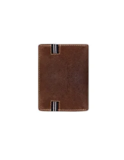 Men'S Leather Wallets^MONPIEL Wallet Billfold With Rubber Coin Purse Brown