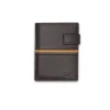 Men'S Leather Wallets^MONPIEL Wallet With Brooch And Purse Inside Color Stripes Brown