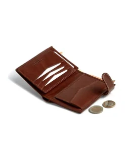 Men'S Leather Wallets^MONPIEL Wallet With Clasp And Interior Purse Central Logo Leather