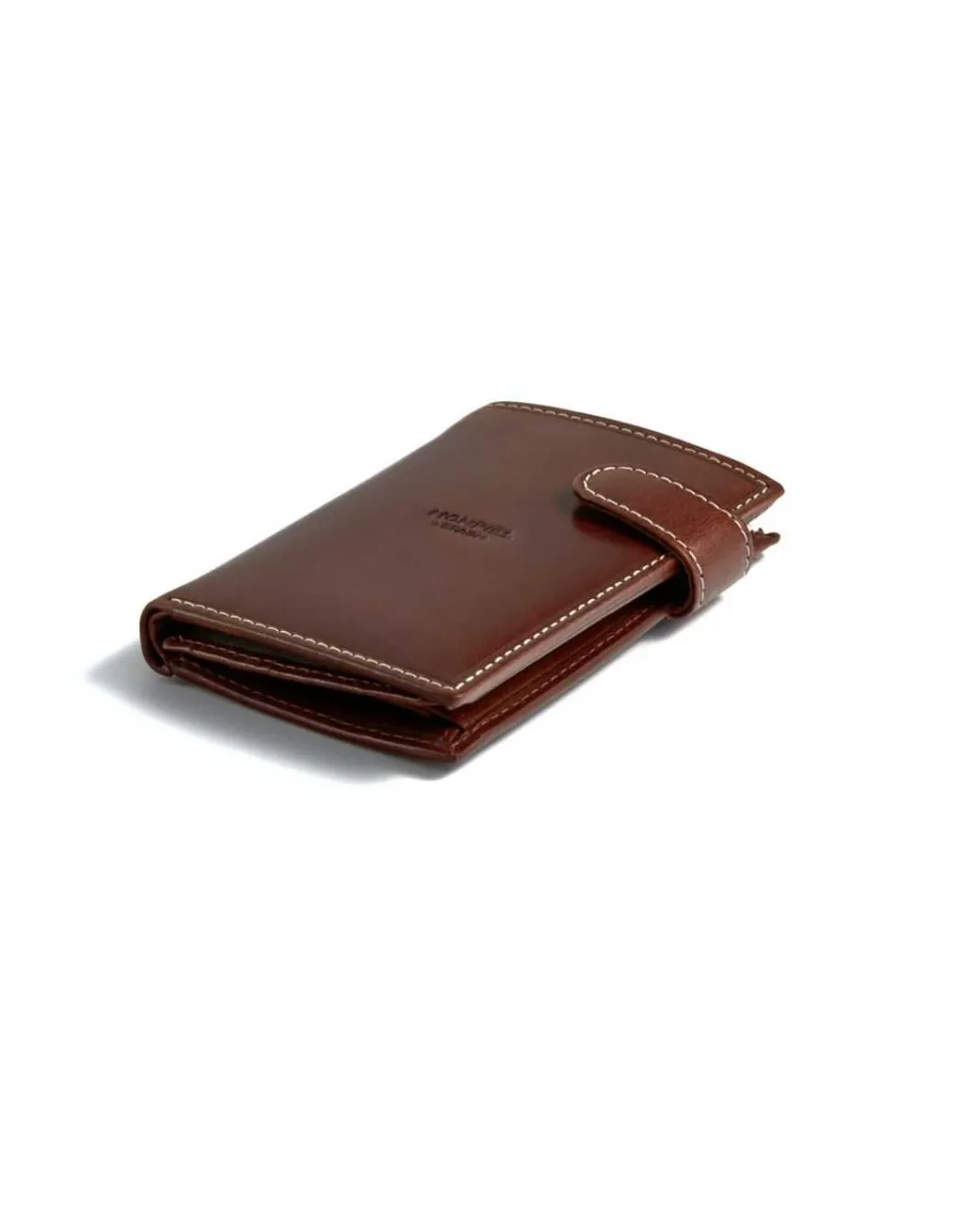 Men'S Leather Wallets^MONPIEL Wallet With Clasp And Interior Purse Central Logo Leather