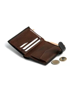 Men'S Leather Wallets^MONPIEL Wallet With Clasp And Two Tone Interior Purse Black