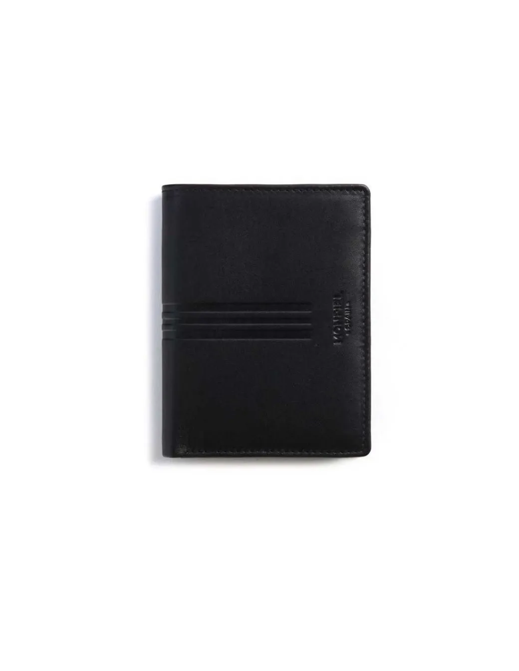 Men'S Leather Wallets^MONPIEL Wallet With Clasp Inside And Coin Pocket Mountain Black