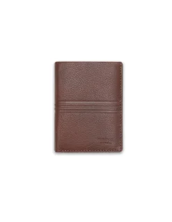 Men'S Leather Wallets^MONPIEL Wallet With Inner Loop And Stamped Purse Havana