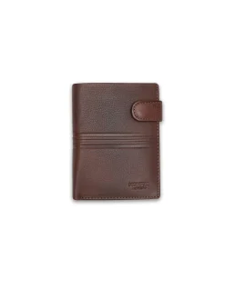 Men'S Leather Wallets^MONPIEL Wallet With Loop And Purse Inside Printed Havana