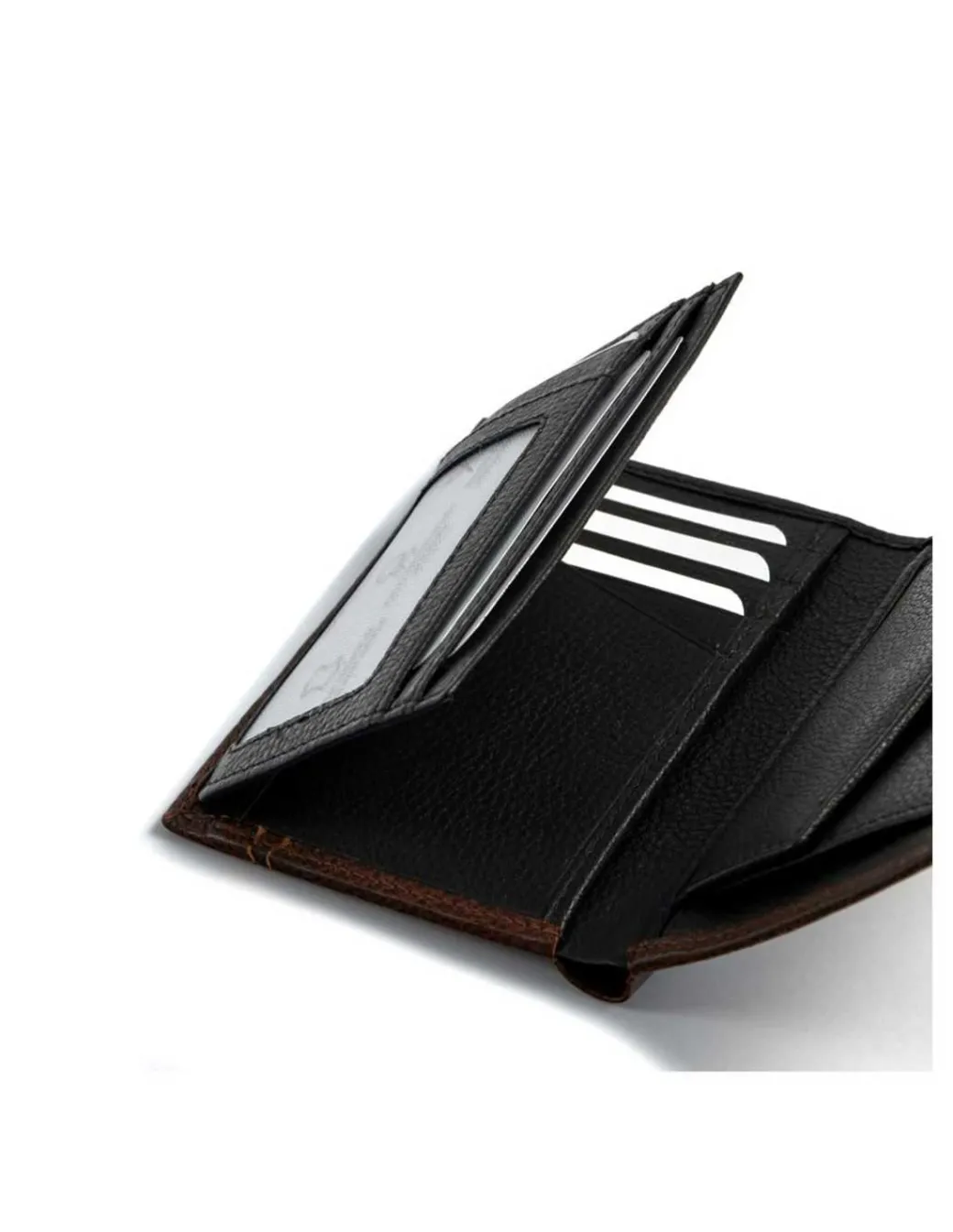 Men'S Leather Wallets^MONPIEL Wallet With Purse Inside Two Tones Brown