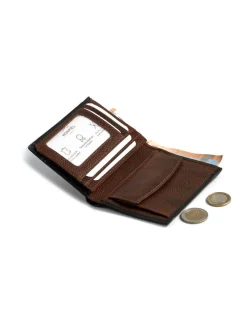 Men'S Leather Wallets^MONPIEL Wallet With Purse Inside Two Tones Brown