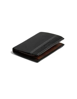 Men'S Leather Wallets^MONPIEL Wallet With Purse Inside Two Tones Black