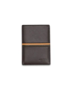 Men'S Leather Wallets^MONPIEL Wallet With Purse Inside Color Stripes Brown