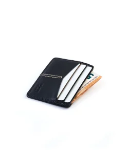 Leather Card Holders^MONPIEL Western Leather Card Holder Navy
