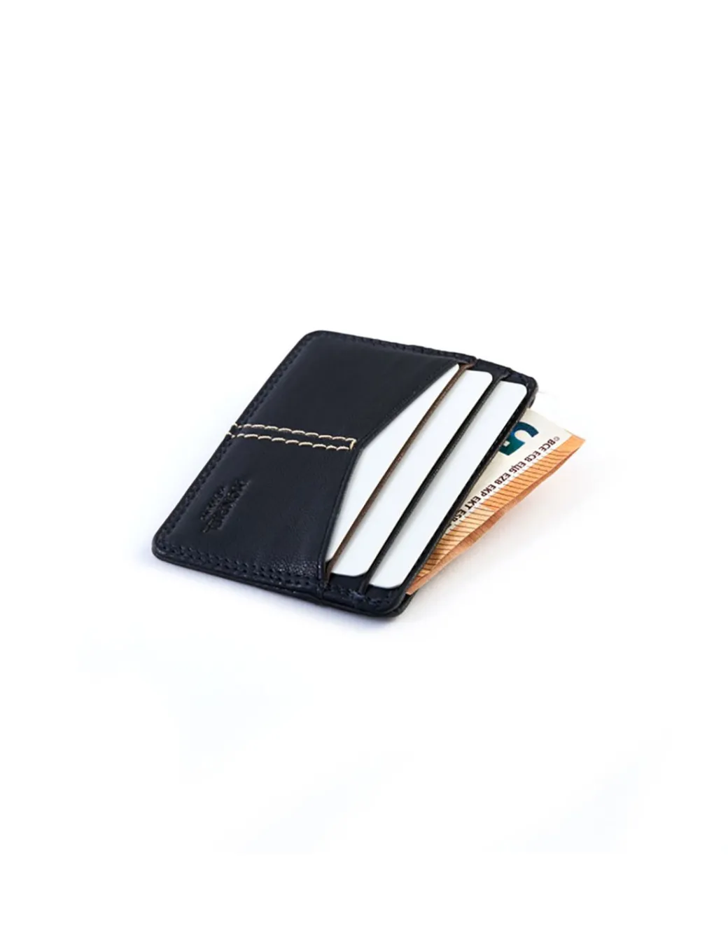 Leather Card Holders^MONPIEL Western Leather Card Holder Navy