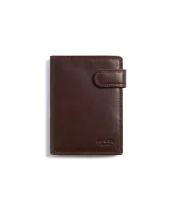 Men'S Leather Wallets^MONPIEL Xl Leather Wallet With Loop And Coin Purse Brown